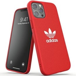 Etui Adidas OR Moulded Case Canvas na iPhone 12 Pro Max - czerwone