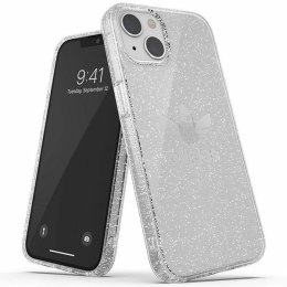Etui Adidas OR Protective Clear Case Glitter na iPhone 13 - przezroczysto-srebrne